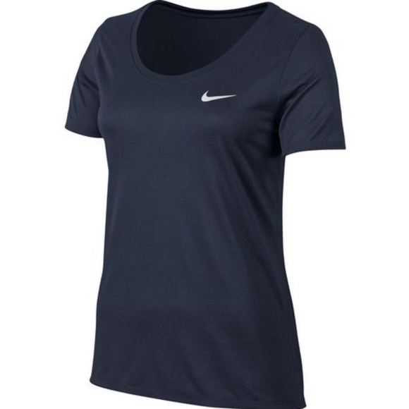 navy blue nike shirt women's